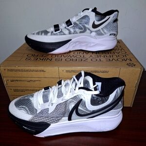 Nike Kyrie 8 White/White-Black. They're new with the box with no flaws.